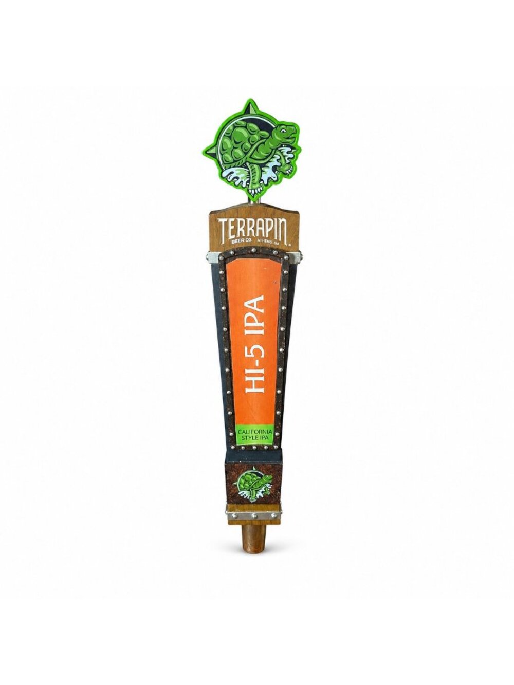 Terrapin Hi-5 IPA Beer Tap Handle Turtle Brewery Bar Draft Knob